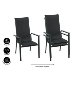 Dehner Stapelstuhl Cleveland, Dunkelgrau -Compo Verkaufsgeschäft 6894133 WE IG 001 DehnerStapelstuhlCleveland