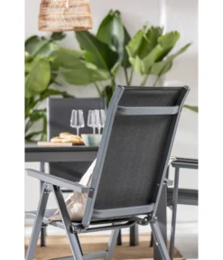 Dehner Klappsessel Cleveland, Dunkelgrau -Compo Verkaufsgeschäft 6894141 WE MO 001 KlappsesselClevelandGrau