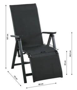 Dehner Relaxsessel Cleveland, Dunkelgrau -Compo Verkaufsgeschäft 6894158 WE BG 001 RelaxsesselClevelandGrauNeu