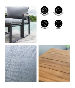 Dehner Balkonset Padua, 5-teilig -Compo Verkaufsgeschäft 6894174 WE IG 001 BALKONSETPADUA