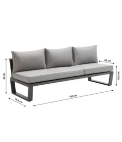 Dehner Liegenset Bellevue, 3-teilig -Compo Verkaufsgeschäft 6894182 WE BG 001 LiegesetBellevueNEU