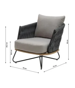 Dehner Gartenlounge Monte Carlo, 4-teilig -Compo Verkaufsgeschäft 6895346 WE BG 002 LoungeMonteCarlo