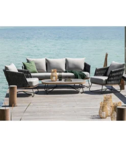 Dehner Gartenlounge Monte Carlo, 4-teilig -Compo Verkaufsgeschäft 6895346 WE MO 001 LoungeMonteCarloNEU