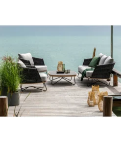 Dehner Gartenlounge Monte Carlo, 4-teilig -Compo Verkaufsgeschäft 6895346 WE MO 002 LoungeMonteCarloNEU