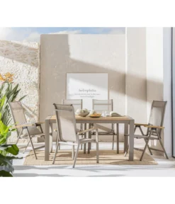 Dehner Stapelstuhl Cleveland, Hellbraun -Compo Verkaufsgeschäft 6895387 WE MO 001 GruppeClevelandWoodNEU 2