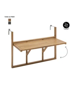 Dehner Balkonhängetisch, Ca. B90/H65/T41,7 Cm -Compo Verkaufsgeschäft 6897748 WE IG 001 DehnerBalkonklapptischMacao