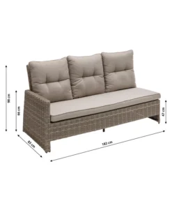 Dehner Geflechtlounge Bologna, 5-teilig -Compo Verkaufsgeschäft 6903447 WE BG 001 LoungeBologna korrektur