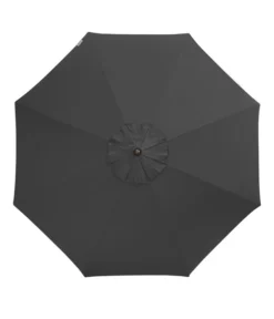 Doppler Sonnenschirm Aluwood Ultra, Rund, Ca. Ø350 Cm -Compo Verkaufsgeschäft 6910483 WE DE 001 AluWood350Anthrazit