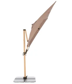 Doppler Pendelschirm Aluwood, Rechteckig, Ca. B300/T220 Cm -Compo Verkaufsgeschäft 6910525 WE FS 006 PendelschirmAluWoodGreige