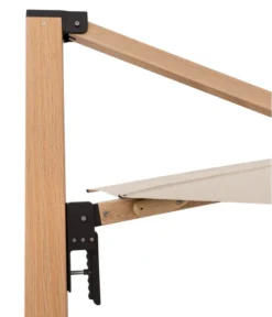 Doppler Pendelschirm Aluwood XL, Rechteckig, Ca. B400/T300 Cm -Compo Verkaufsgeschäft 6910533 WE DE 001 PendelschirmAluWoodXL400x300Esche