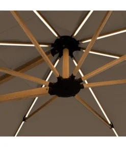 Doppler Pendelschirm Aluwood XL, Rechteckig, Ca. B400/T300 Cm -Compo Verkaufsgeschäft 6910533 WE DE 006 PendelschirmAluWoodXL400x300Esche