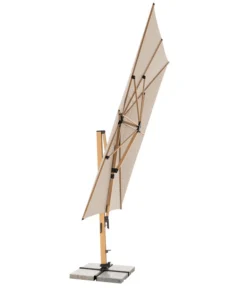 Doppler Pendelschirm Aluwood XL, Rechteckig, Ca. B400/T300 Cm -Compo Verkaufsgeschäft 6910533 WE FS 005 PendelschirmAluWoodXL400x300Esche