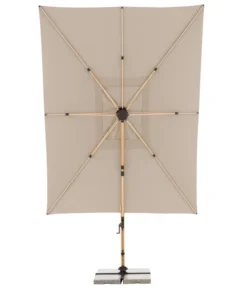 Doppler Pendelschirm Aluwood XL, Rechteckig, Ca. B400/T300 Cm -Compo Verkaufsgeschäft 6910533 WE FS 007 PendelschirmAluWoodXL400x300Esche