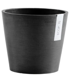 Ecopots Kunststoff-Topf Amsterdam Mit Wassersystem, Rund