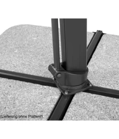 Schneider Ampelschirm Rhodos Smart, Quadratisch, Ca. B300/T300 Cm -Compo Verkaufsgeschäft 6953384 WE DE 006 SchneiderAmpelschirmRhodosSmartnatur