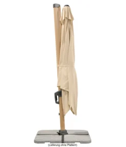 Schneider Ampelschirm Rhodos Twist Woody, Quadratisch, Ca. B300/T300 Cm -Compo Verkaufsgeschäft 6953467 WE DE 006 SchneiderAmpelschirmRhodosTwistWoodynatur