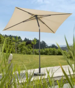 Schneider Sonnenschirm Sevilla, Rechteckig, Ca. B240/T140 Cm -Compo Verkaufsgeschäft 6953475 WE MO 001 SchneiderSonnenschirmSevillanatur