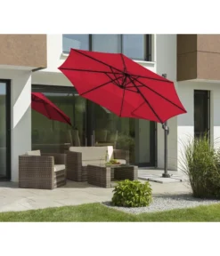 Schneider Ampelschirm Rhodos Junior, Rund, Ca. Ø300 Cm -Compo Verkaufsgeschäft 6953574 WE MO 001 SchneiderAmpelschirmRhodosJunior300cmrot
