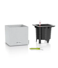 LECHUZA® Kunststoff-Topf Canto Stone, Eckig, Ca. B14/H13,5/T14 Cm -Compo Verkaufsgeschäft 6963136 WE DE 001 LechuzaKunststoffTopfCantoStoneeckig