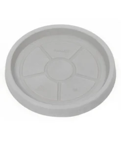 Farmet New Kunststoff-Kübel Orione Alto, Rund, Inkl. Untersetzer -Compo Verkaufsgeschäft 6965305 6965396 6965602 6967038 WE DE 001 FarmetTopfOrioneRundGrauUntersetzer 1