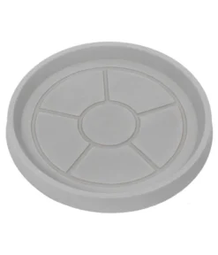 Farmet New Kunststoff-Topf Pegasus, Konisch, Inkl. Untersetzer, Ca. Ø60/H55 Cm -Compo Verkaufsgeschäft 6965685 WE DE 001 FarmetTopfPegasusSteingrauUntersetzer