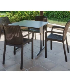 ALCO Gartentisch Gastro -Compo Verkaufsgeschäft 6986483 WE MO 003 Gastrotisch80x80Anthrazit