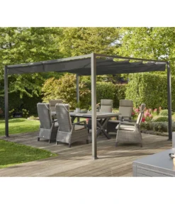 Siena Garden Sonnendach Sky, Anthrazit, Ca. B400/T300 Cm -Compo Verkaufsgeschäft 6987796 WE MO 001 SienaGardenSonnendachSky