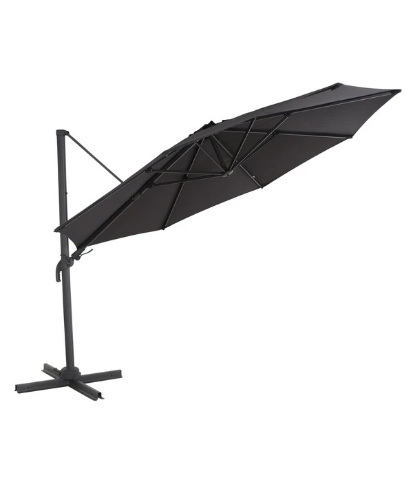 Siena Garden Ampelschirm California N+, Rund, Ca. Ø350 Cm 2 Siena Garden Ampelschirm California N+, Rund, Ca. Ø350 Cm – Bild 2