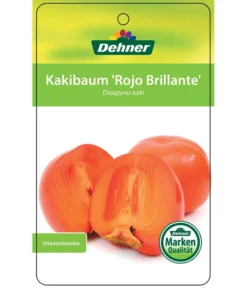 Dehner Kaki 'Rojo Brillante' - Kaki-Pflaume 'Rojo Brillante' -Compo Verkaufsgeschäft 7167414 KakiRojoBrillante Etikett 01