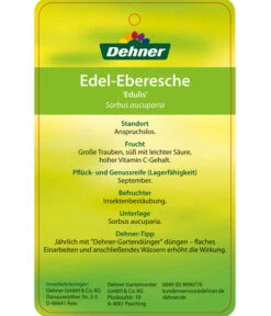Eberesche 'Edulis' -Compo Verkaufsgeschäft 7638513 Edel EberescheEdulis Etikett 2