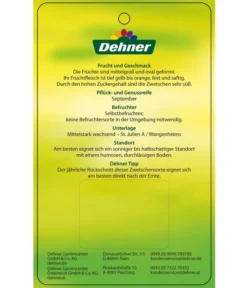 Zwetschge 'Haroma' -Compo Verkaufsgeschäft 7662703 ZwetscheHaroma Etikett 2