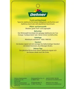 Winterapfel 'Roter Boskoop' -Compo Verkaufsgeschäft 7745409 WinterapfelRoterBoskoop Etikett 2