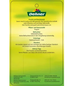 Sauerkirsche 'Ungarische Traubige', Busch -Compo Verkaufsgeschäft 7769813 SauerkirscheUngarischeTraubige Etikett 2