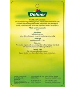 Sauerkirsche 'Vowi' -Compo Verkaufsgeschäft 7773757 SauerkirscheVowi Etikett 2