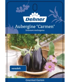 Dehner Gourmet Garten Aubergine, Veredelt -Compo Verkaufsgeschäft 8830051 GGAubergineCarmen Etikett 1